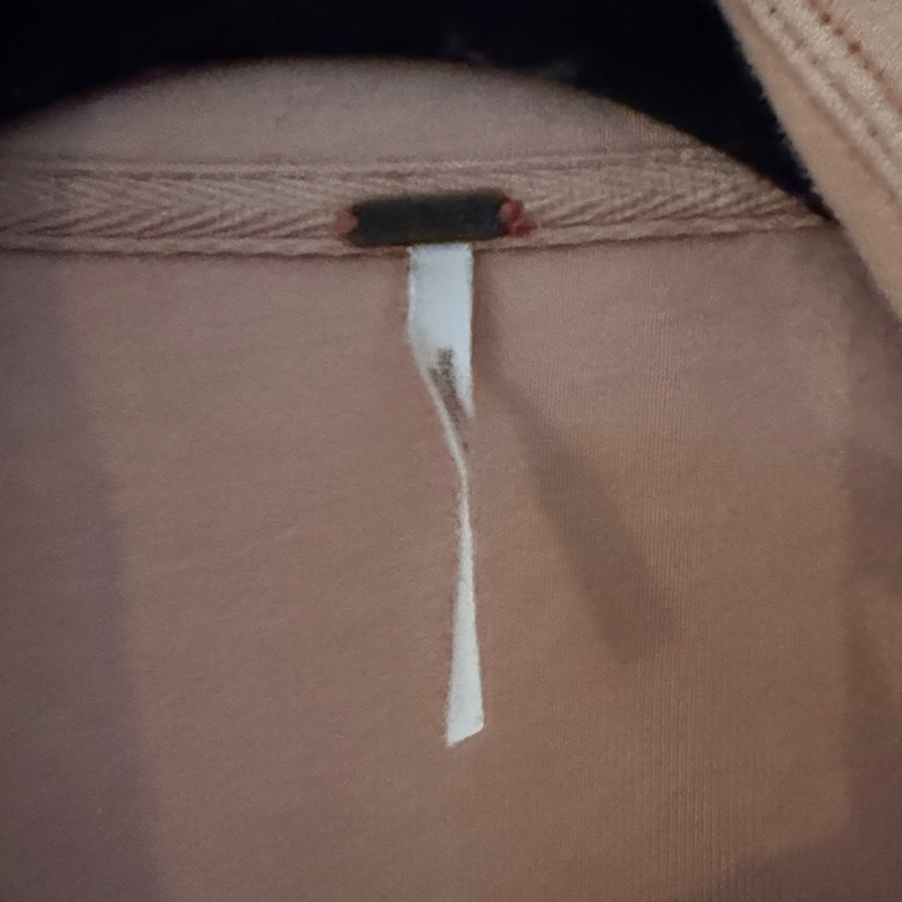 Free People Peach Button-Up Hoodie - Picture 2 of 2